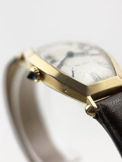 1996 Cartier Tonneau 26x39mm 18k Yellow Gold Unisex Manual Wind