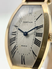 1996 Cartier Tonneau 26x39mm 18k Yellow Gold Unisex Manual Wind