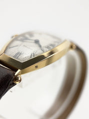 1996 Cartier Tonneau 26x39mm 18k Yellow Gold Unisex Manual Wind