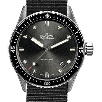 Blancpain Fifty Fathoms Bathyscaphe Watch - 5000-1110-NABA