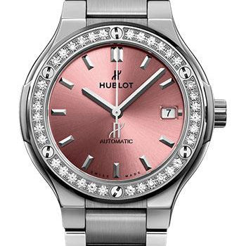 Hublot Classic Fusion Titanium Pink Watch-568.NX.891P.NX.1204
