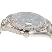 Rolex Day-Date II 18k White Gold Black Dial 41mm Automatic Men’s Watch 218239