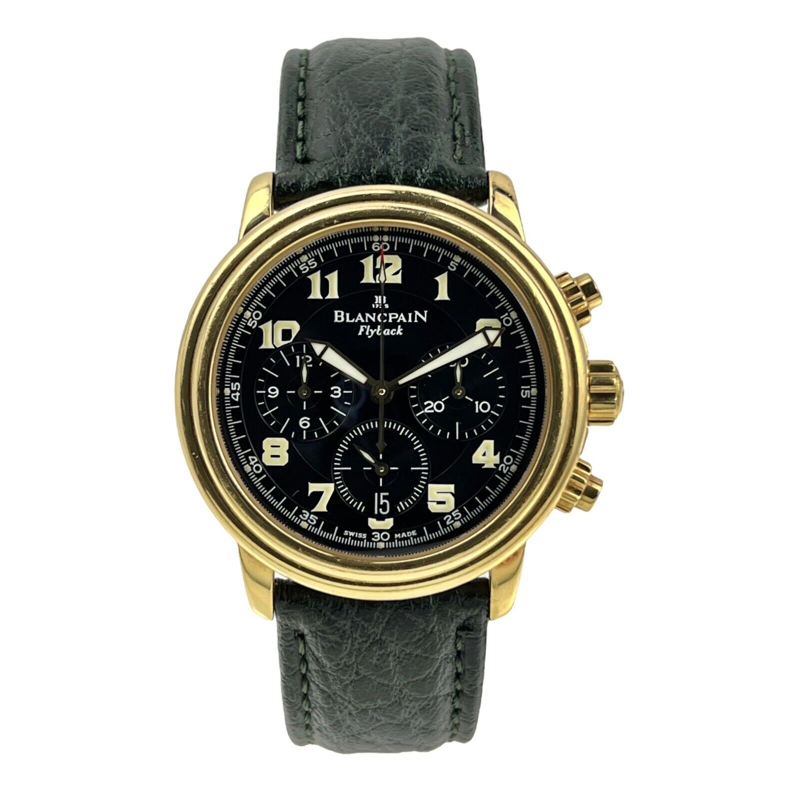 Blancpain Leman Flyback Chronograph LE Automatic Yellow Gold Men's Watch  2185F