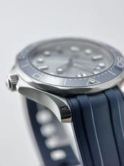 2022 Omega Seamaster 300m Blue Grey Wave Dial 42mm 210.32.42.20.06.001  - B/P