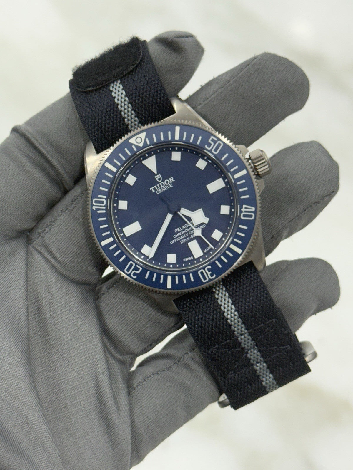 2022 Tudor Pelagos FXD 42mm Blue Dial Titanium 25707B Watch - Box/Papers