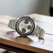 2023 Gevril Tribeca ‘Paul Newman’ Chronograph White Dial Limited Edition B/P