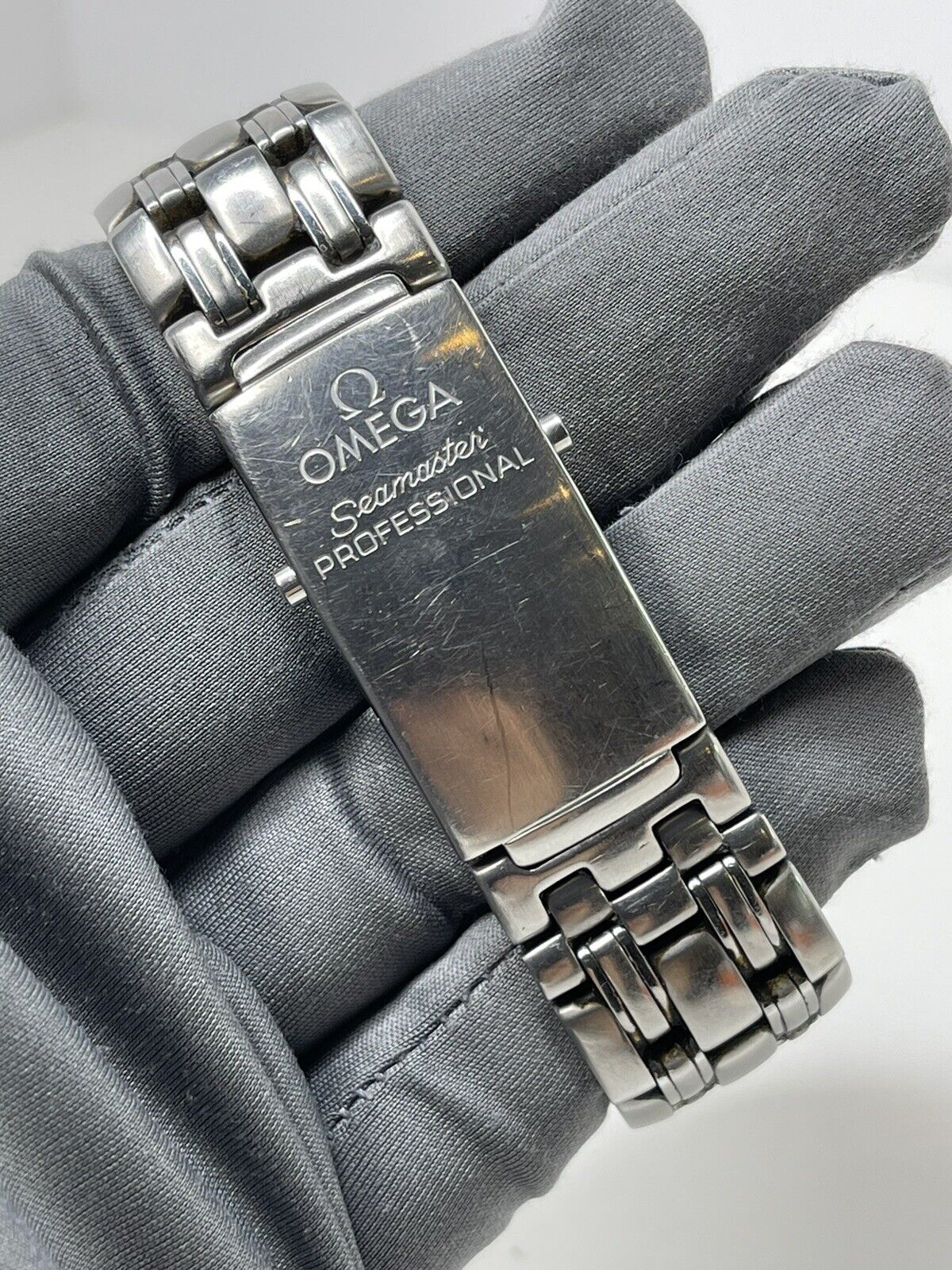 OMEGA 300M Seamaster Professional Mens Automatic Watch Electric Blue Dial