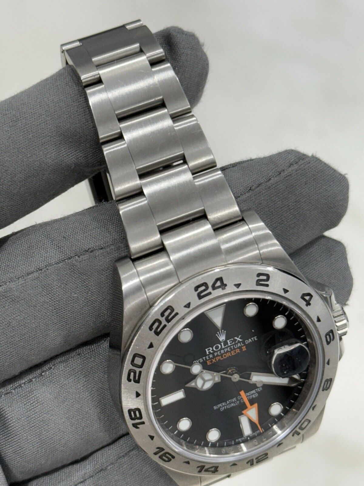 2014 Rolex Explorer II Steel Black Dial 42mm Automatic Men’s Watch 216570