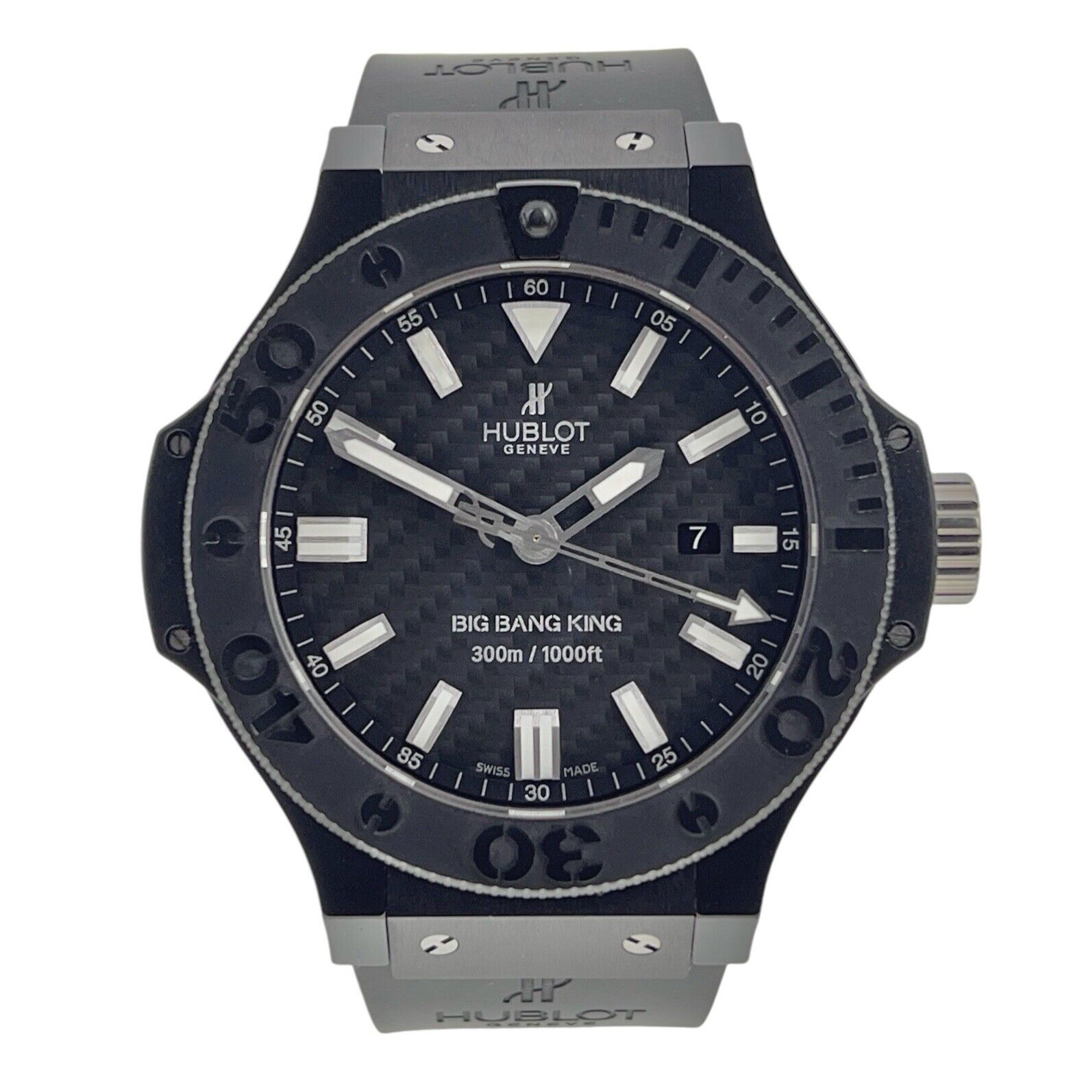 2012 Hublot Big Bang King Ceramic Black 48mm Automatic Men’s Watch 322.CM1770.RX