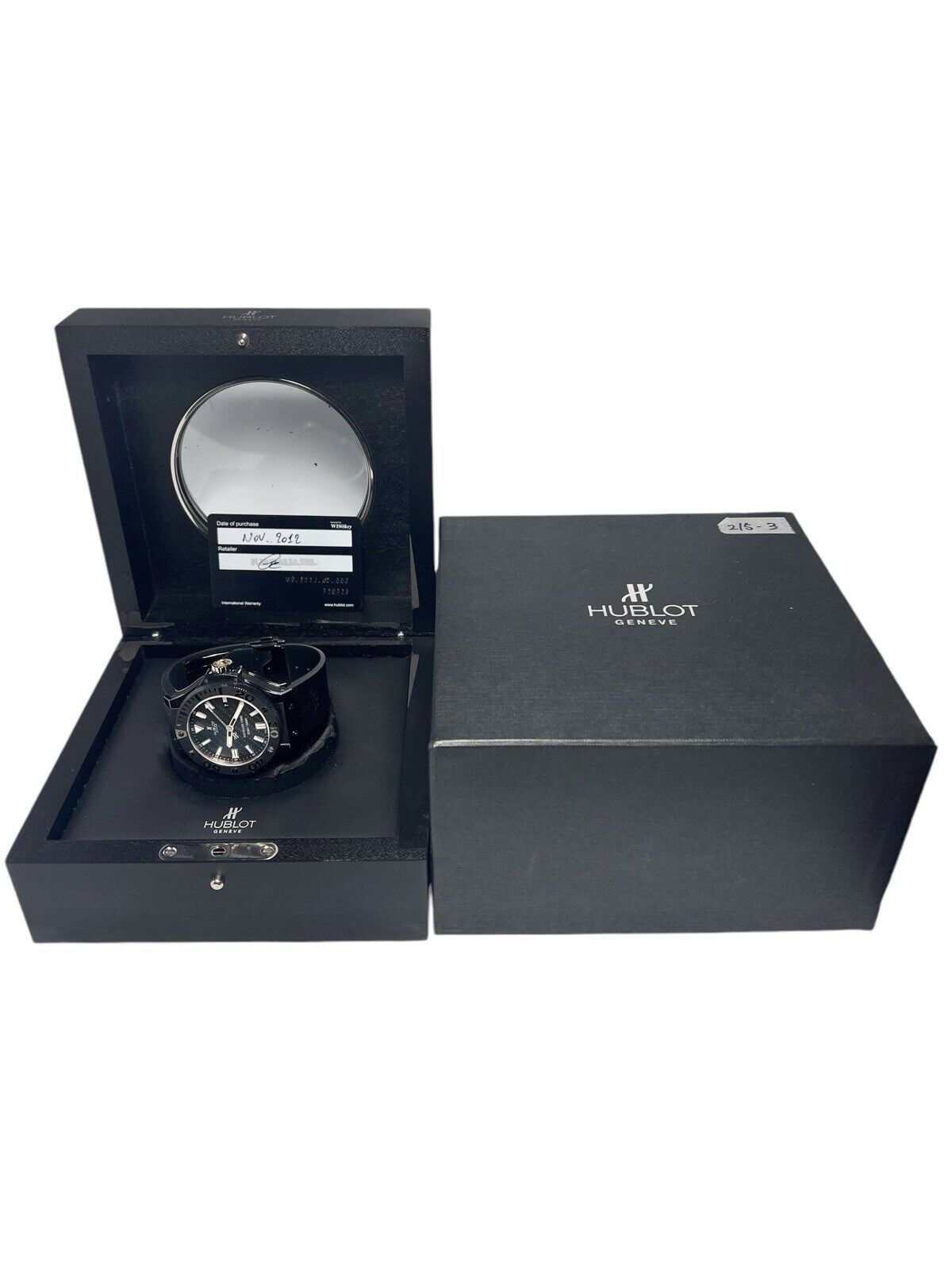 2012 Hublot Big Bang King Ceramic Black 48mm Automatic Men’s Watch 322.CM1770.RX