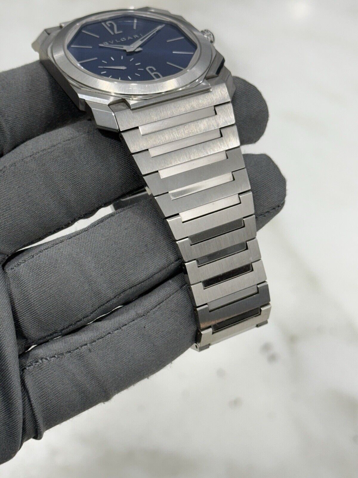 2017 Bulgari Octo Finissimo Steel Blue 40mm Automatic Men’s Watch BGO 40 XT