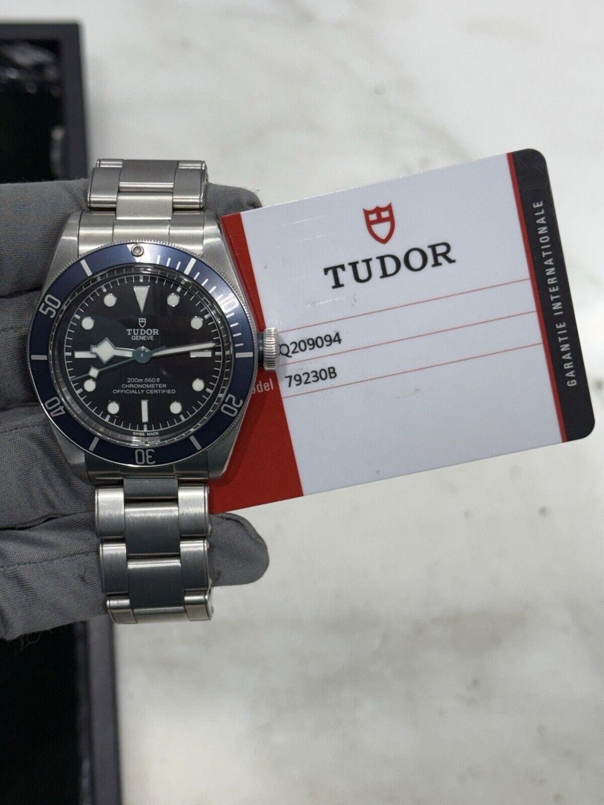 2020 TUDOR Black Bay Blue Stainless Steel Men's Watch 79230B - Box & Papers
