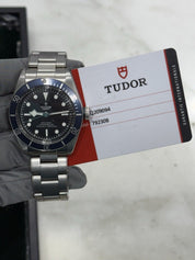 2020 TUDOR Black Bay Blue Stainless Steel Men's Watch 79230B - Box & Papers