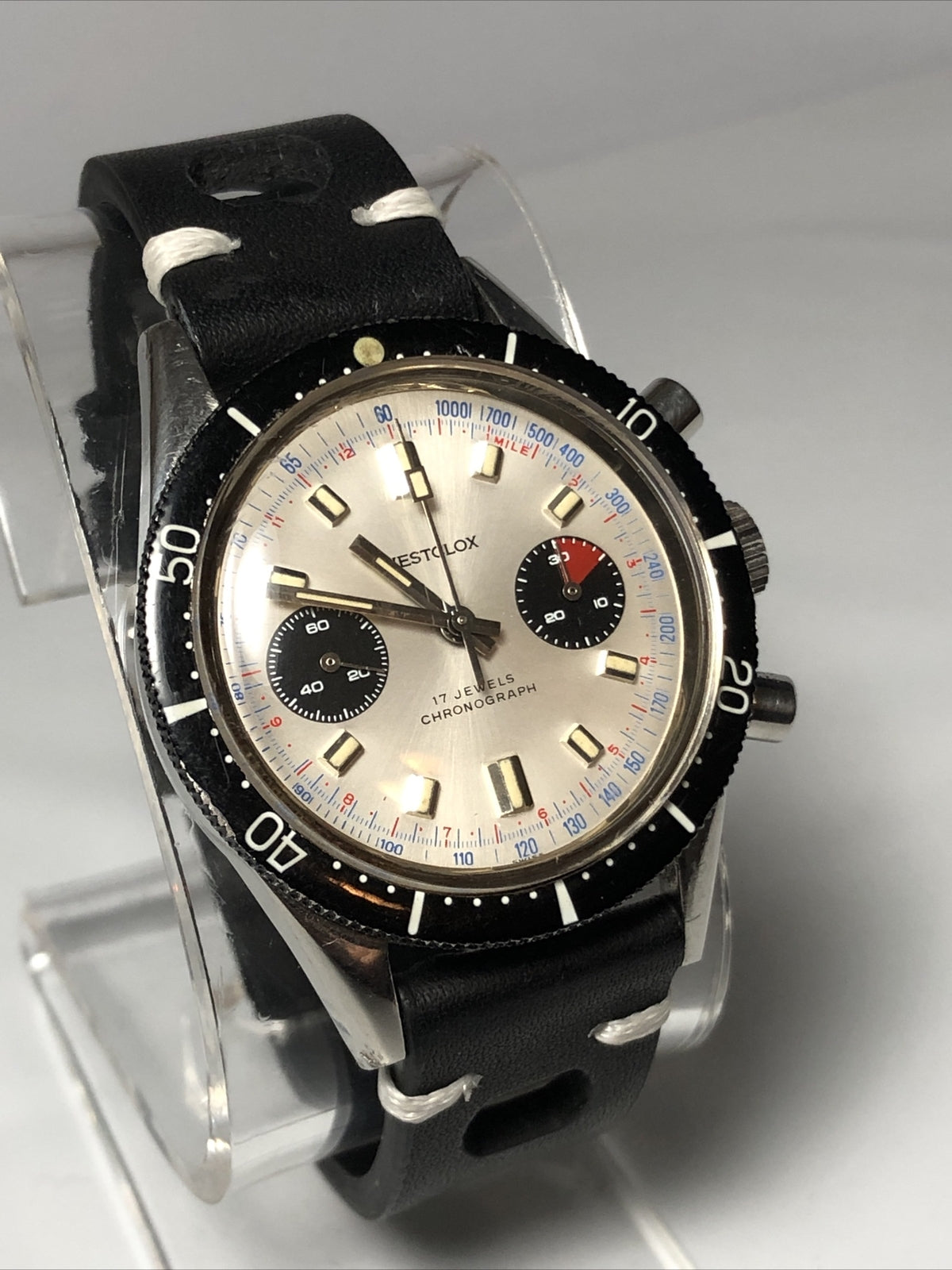 Vintage Westclox Genuine Leather Watch Shop Westclox Waterproof Wristwatch - Vintage Timepiece  main image 4