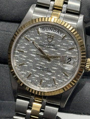 2011 Tudor Date Day Steel and Gold 36mm Automatic Men’s Watch 76213 W/ Papers