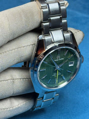 2022 Grand Seiko Heritage Bamboo Green Stainless Steel Automatic 40mm SBGJ259