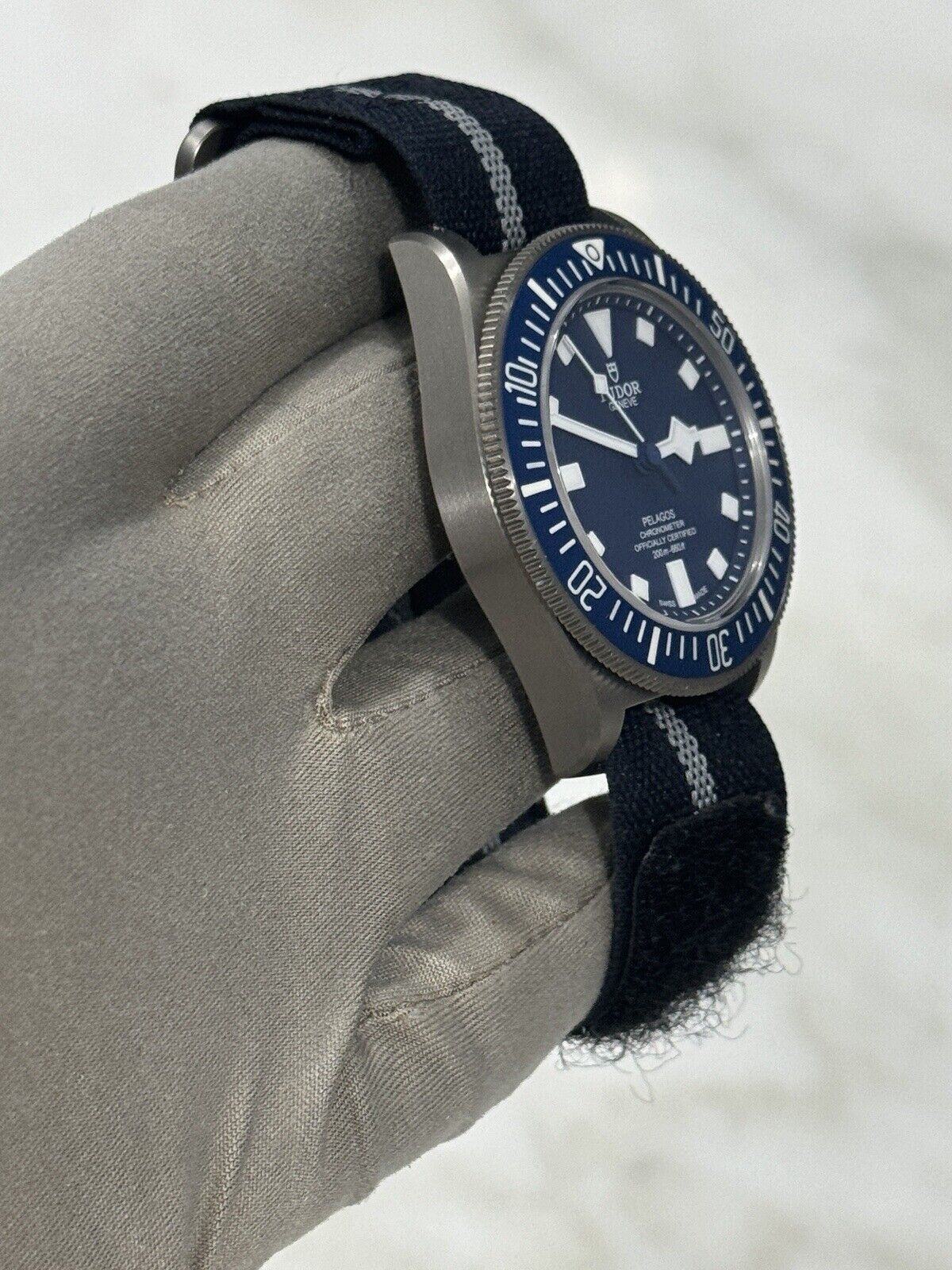 2022 Tudor Pelagos FXD 42mm Navy Blue Dial Titanium 25707B Watch - Box/Papers