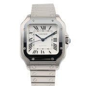 Cartier Santos Stainless Steel Silver Dial 35mm Automatic Men's Watch WSSA0029