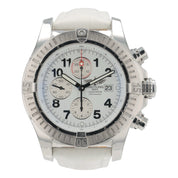 Breitling Super Avenger Stainless Steel White Dial 48mm Automatic Mens A13370
