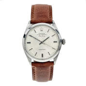 Vintage Rolex Air King 34mm Automatic Silver Dial Stainless Steel Mens Watch