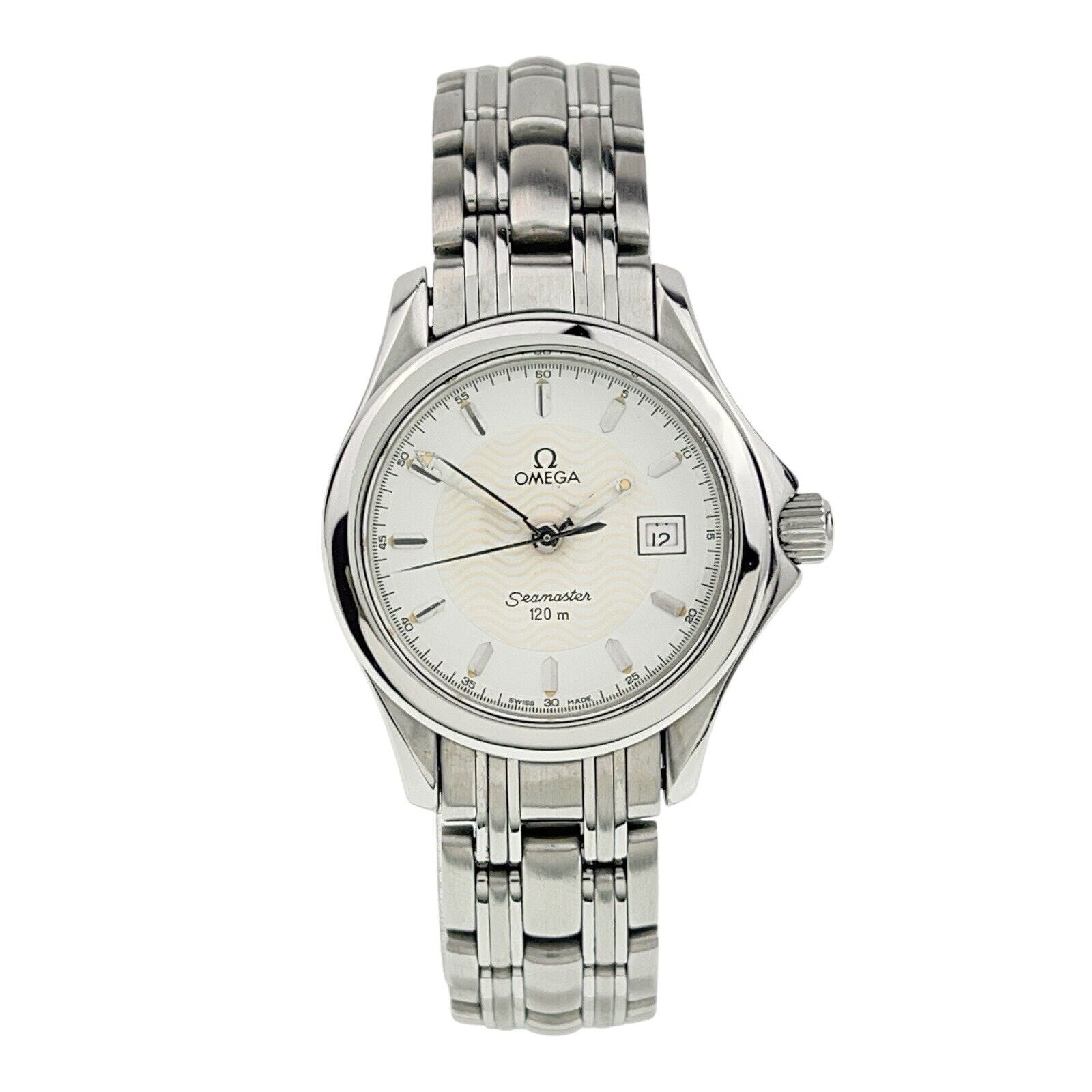 Omega Seamaster Ladies Steel Silver Color Dial 25mm Quartz Women's