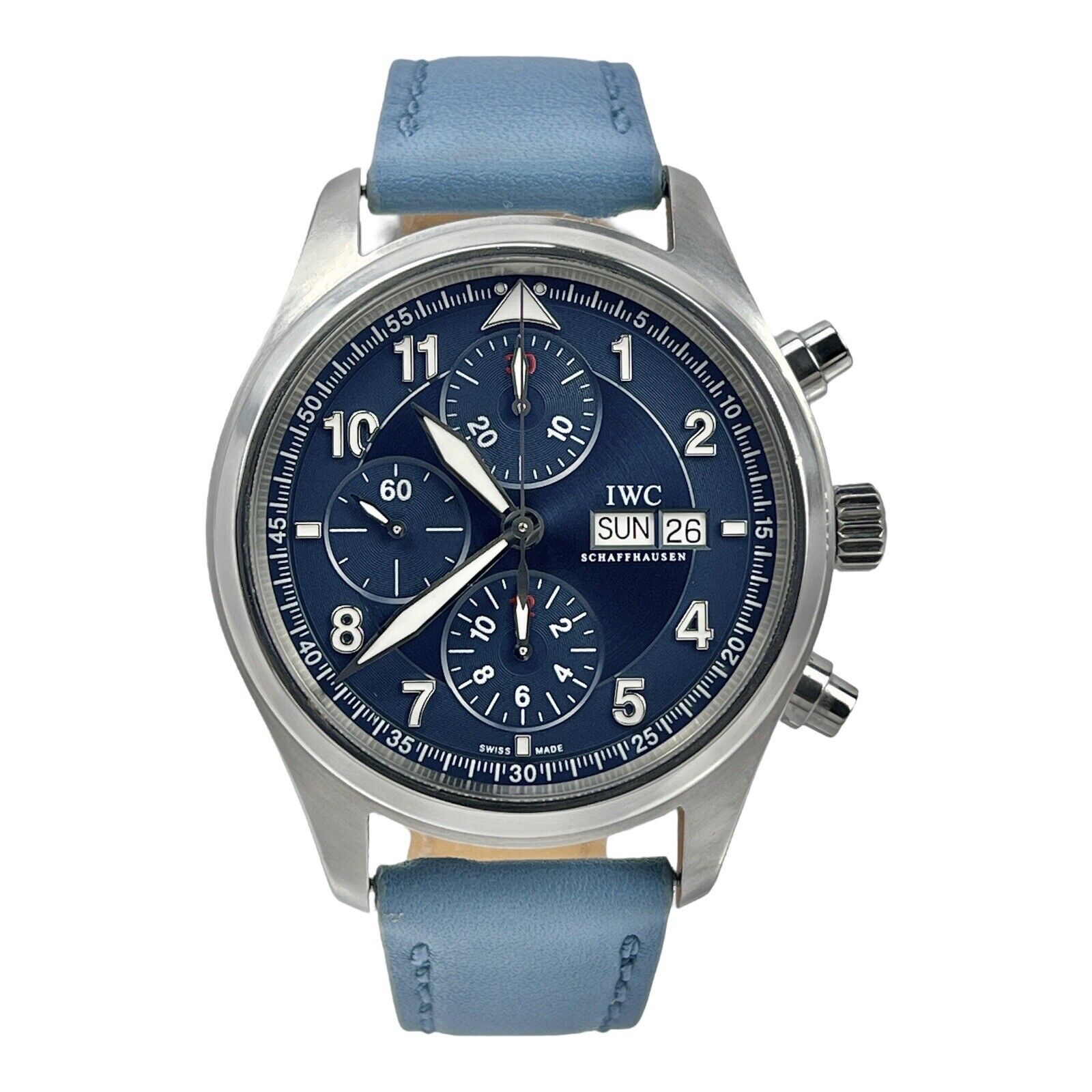 IWC SCHAFFHAUSEN Pilot Chronograph Laureus Sport For Good Foundation I Birmingham Luxury Watches