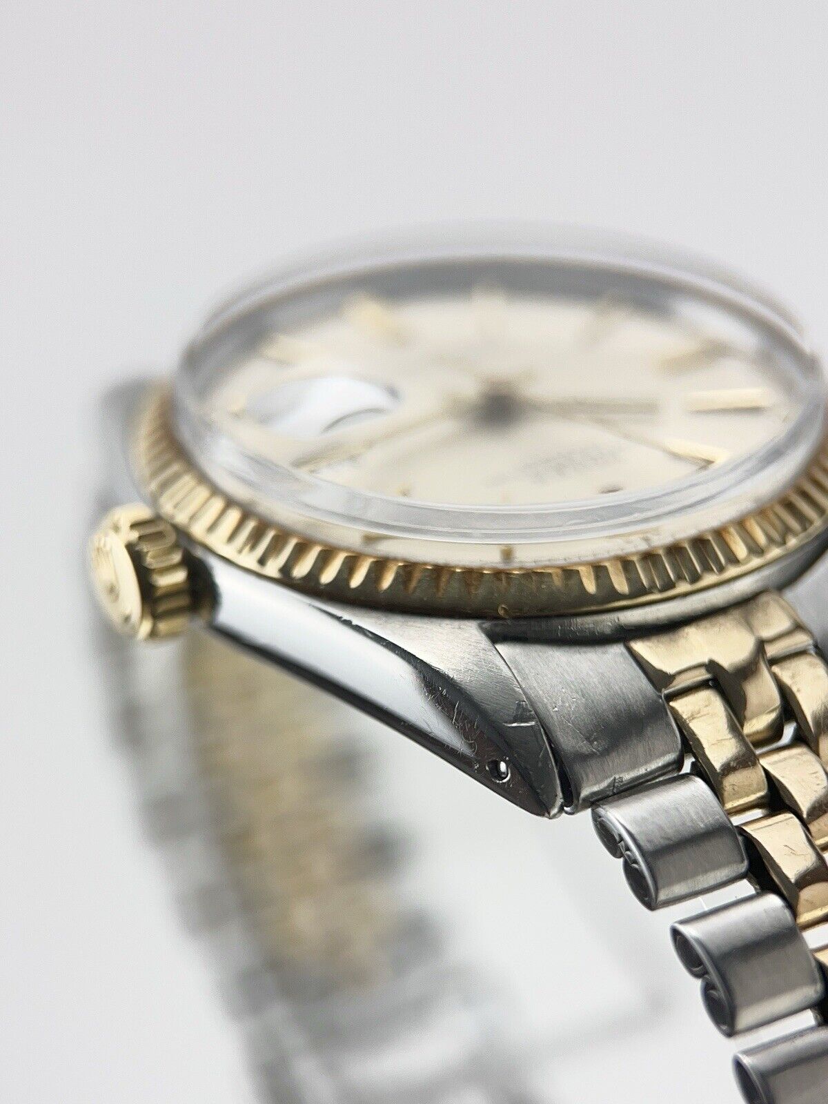 1968 Rolex Datejust Two Tone 36mm Silver Dial Automatic Men’s Watch 1601