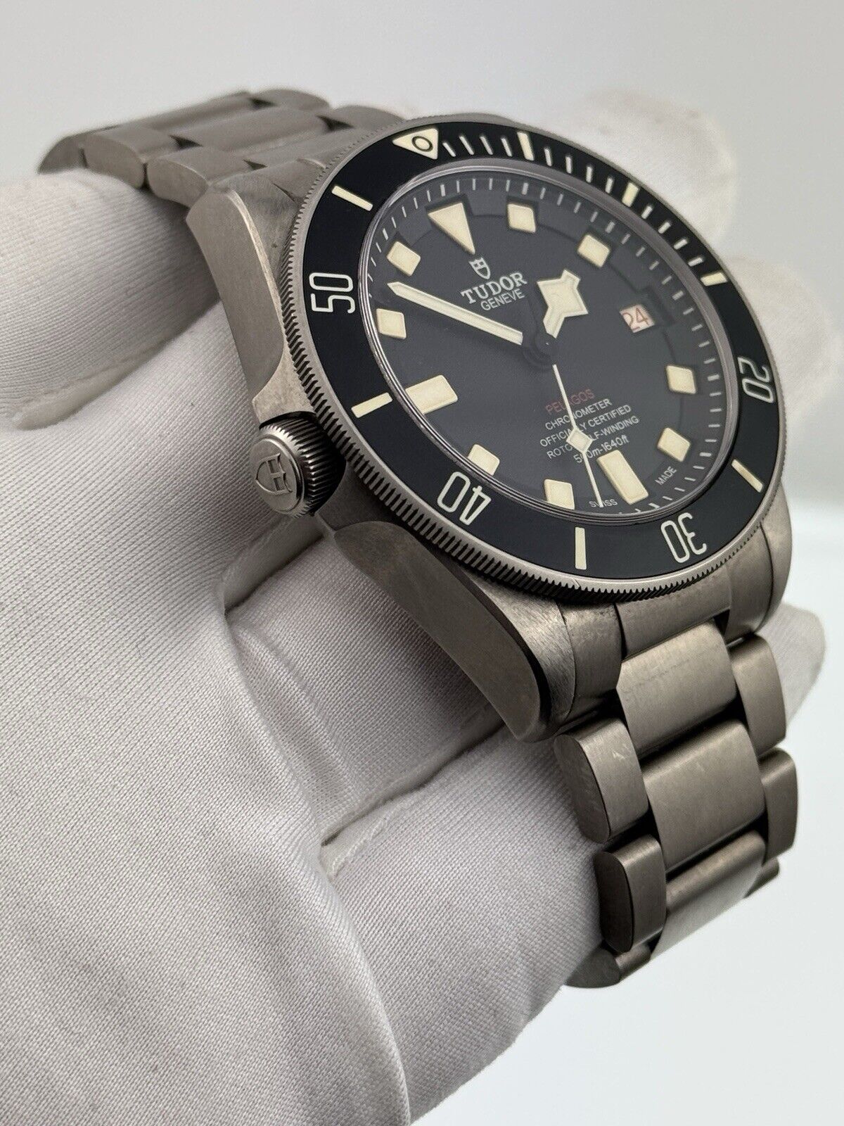 2021 Tudor Pelagos LHD Men's Black Dial 25610TNL Titanium Automatic Watch