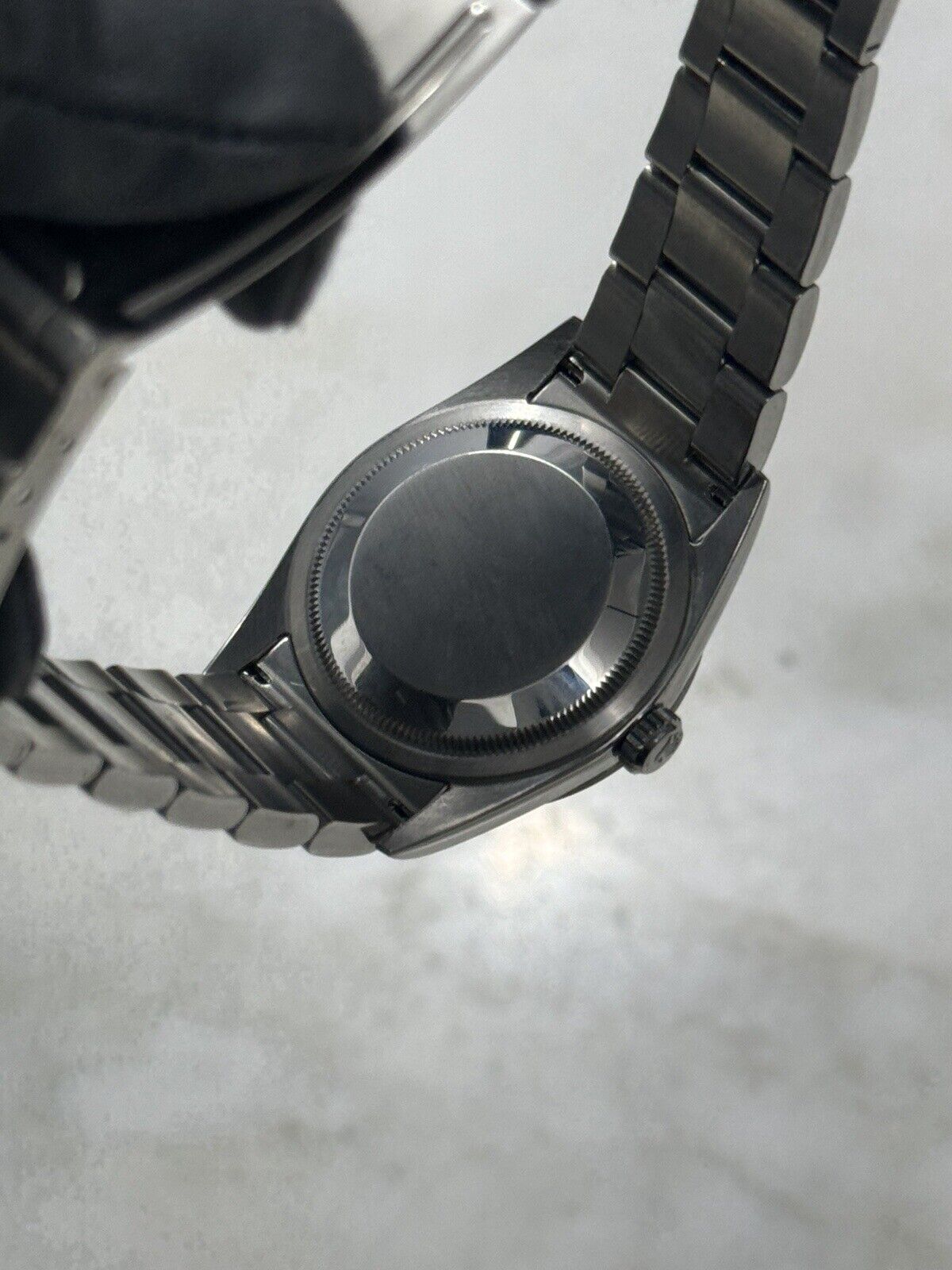 2002 Rolex Explorer 36mm 114270 Stainless Steel Men's Black Watch Swiss Made