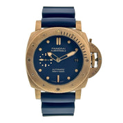 2021 Panerai Submersible Bronze Blue Dial 42mm Automatic Men's Watch PAM01074