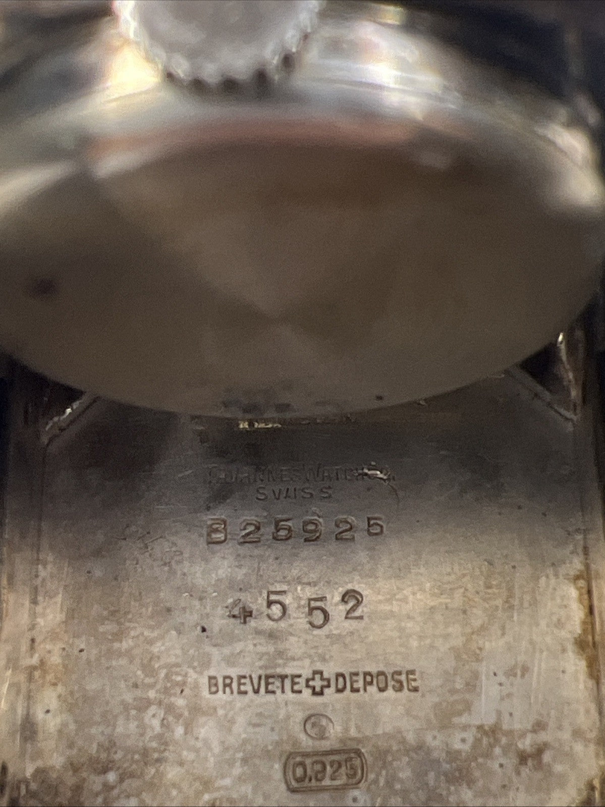 Tavannes Watch Swiss Sterling 925 Case Opens Closes Wrist To Clock -PARTS REPAIR
