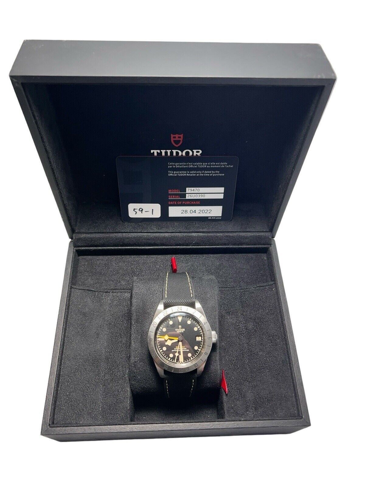 2022 Tudor Black Bay GMT Stainless Steel 39mm Automatic Men’s Watch 79470