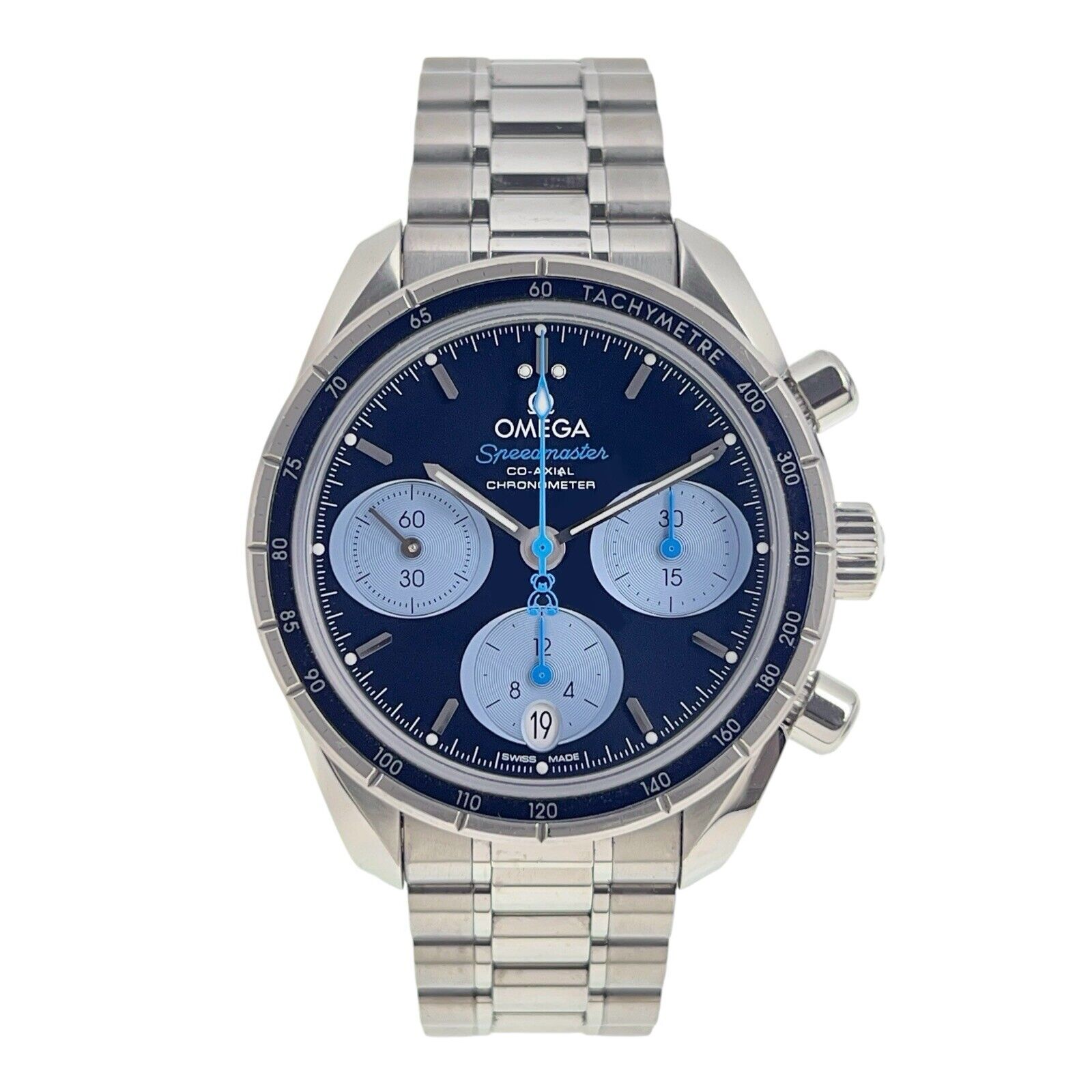2020 Omega Speedmaster Orbis Edition Steel Blue Dial 38mm 324.30.38.50.03.002