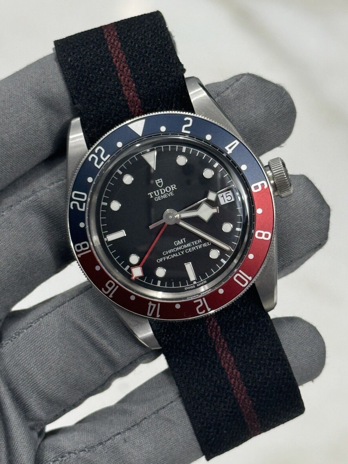 2021 Tudor Black Bay GMT Stainless Steel 41mm Automatic Men’s Watch 79830RB