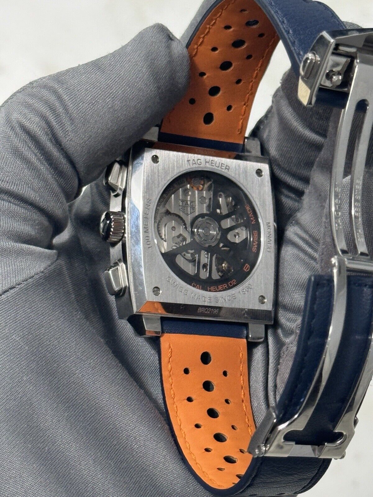 2022 Tag Heuer Monaco X Gulf 39mm CBL2115 Automatic Men's Watch - Box/Papers