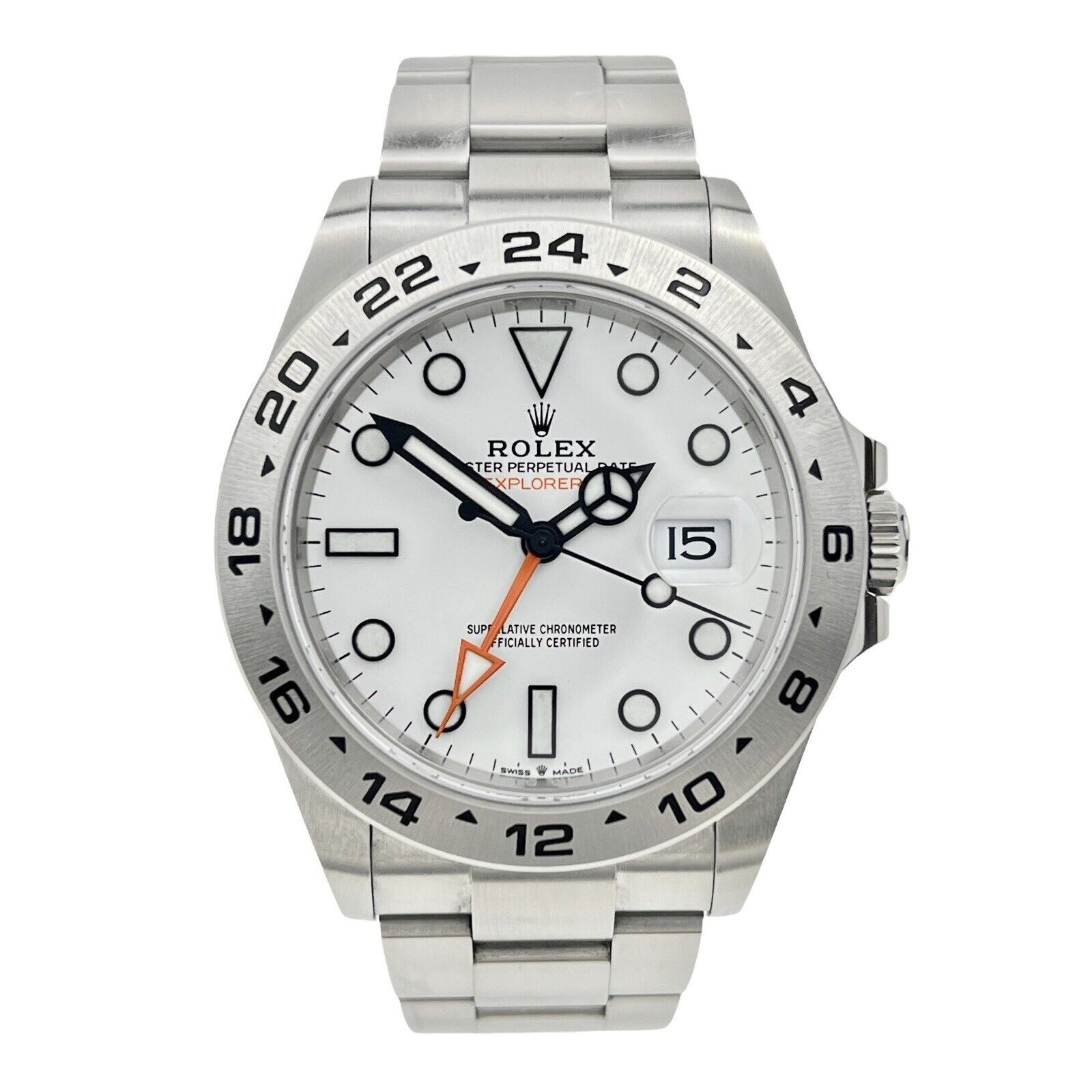2022 Rolex Explorer II White Dial 42mm Automatic Ref. 226570 - Box & Papers