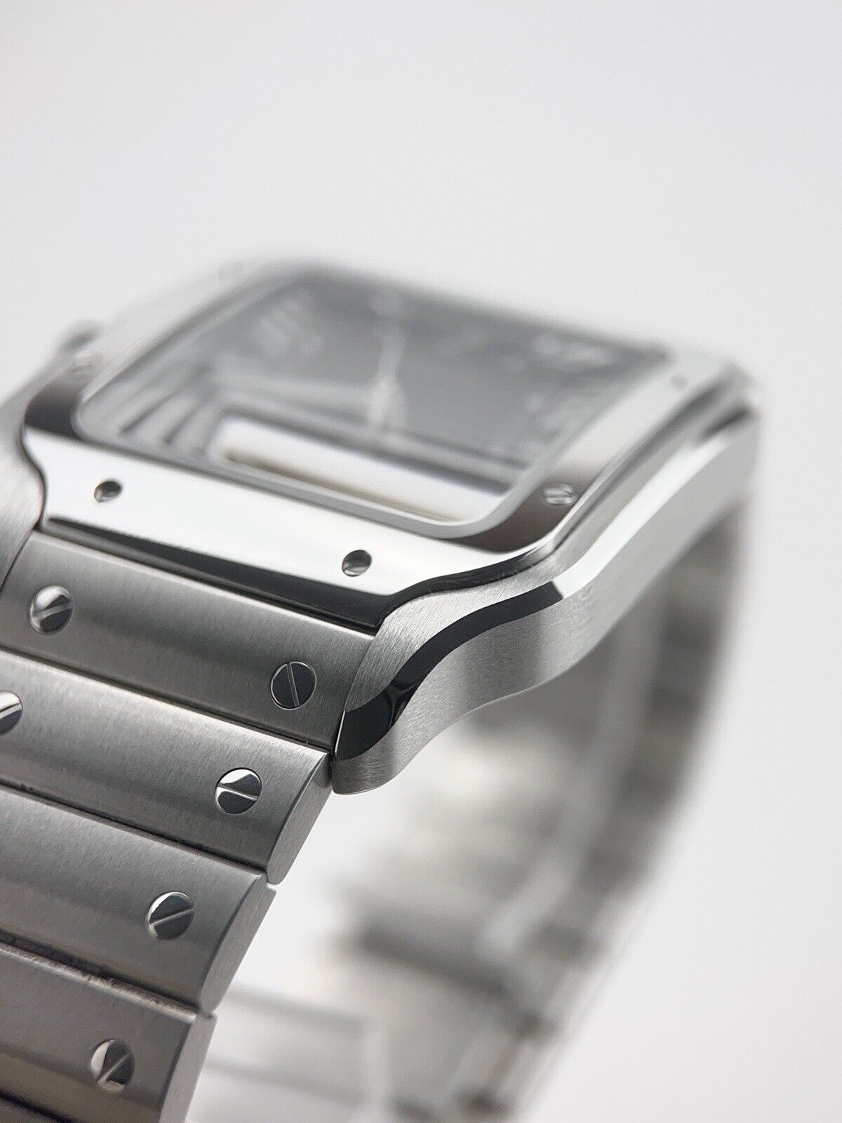 2022 Cartier Santos 40mm Blue Dial Steel Watch WSSA0030  - Box And Papers