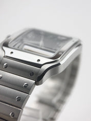 2022 Cartier Santos 40mm Blue Dial Steel Watch WSSA0030  - Box And Papers