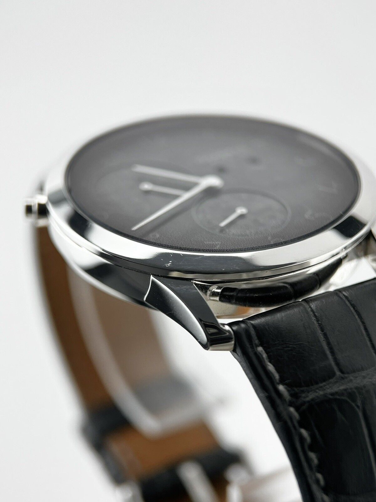 2022 Hermes Slim d'Hermes Watch Auto Platinum Men 39mm W054192WW00 - Box/Papers