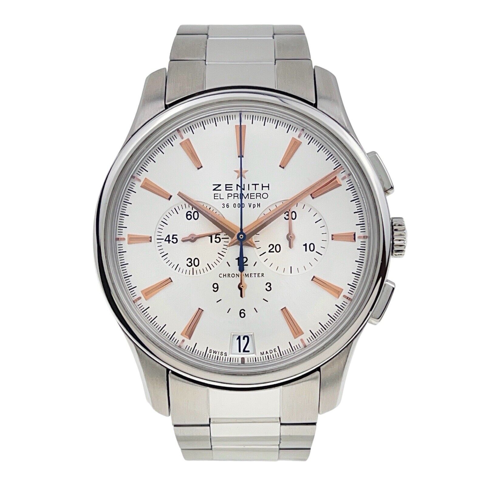 Zenith Captian Chronograph 42mm Automatic Men’s Watch 03.2110.400 - Box/Papers