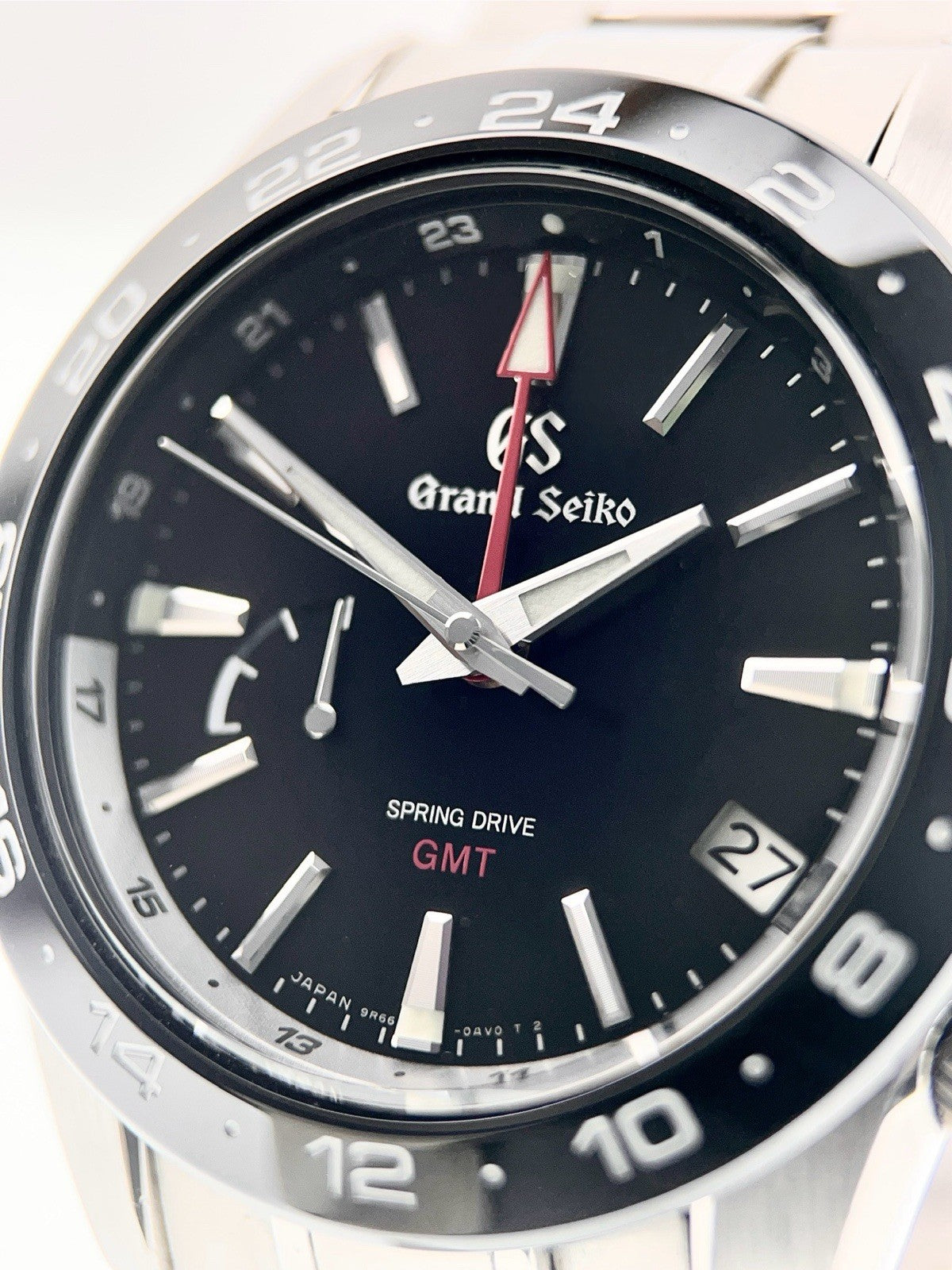 2021 Grand Seiko Stainless Steel Black Dial 40mm Automatic Men’s Watch SBGE253