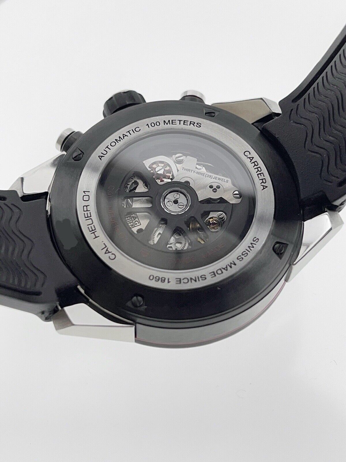 2016 Tag Heuer Calibre Heuer 01 Steel 45mm Automatic Men’s Watch CAR2A1Z