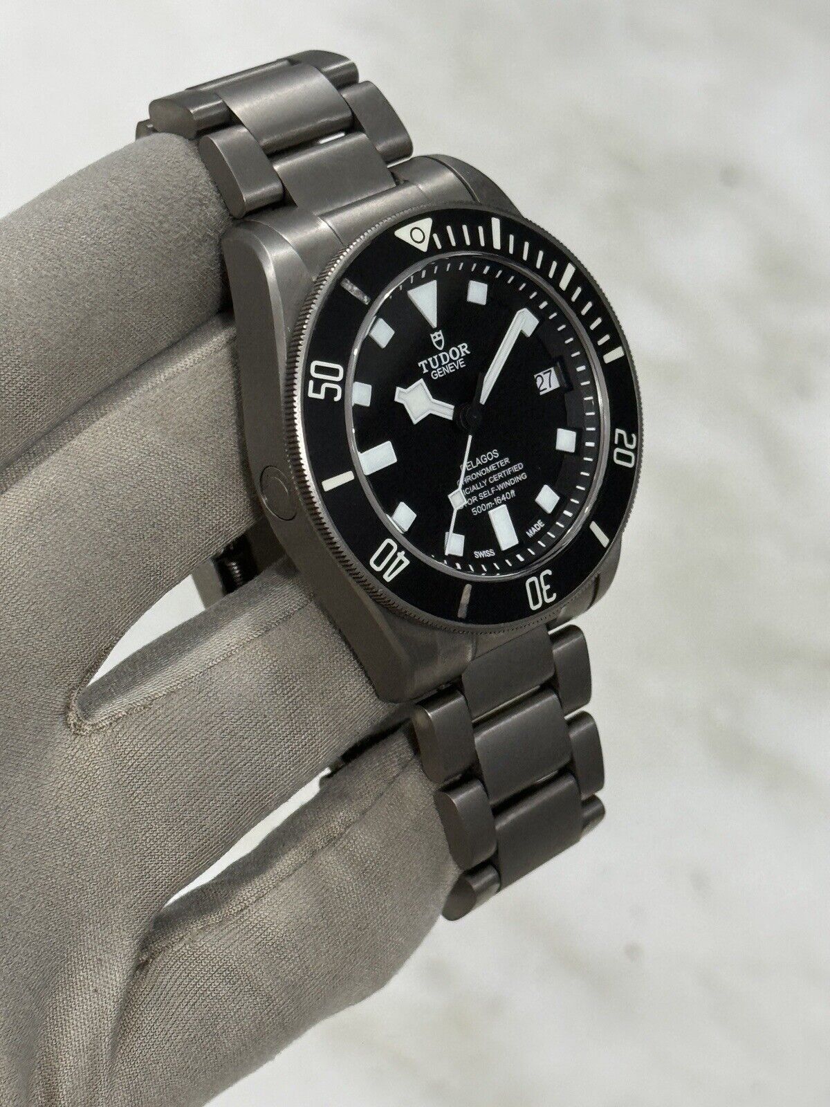 2016 Tudor Pelagos Automatic Black Dial Titanium Men's Watch 25600TN - READ