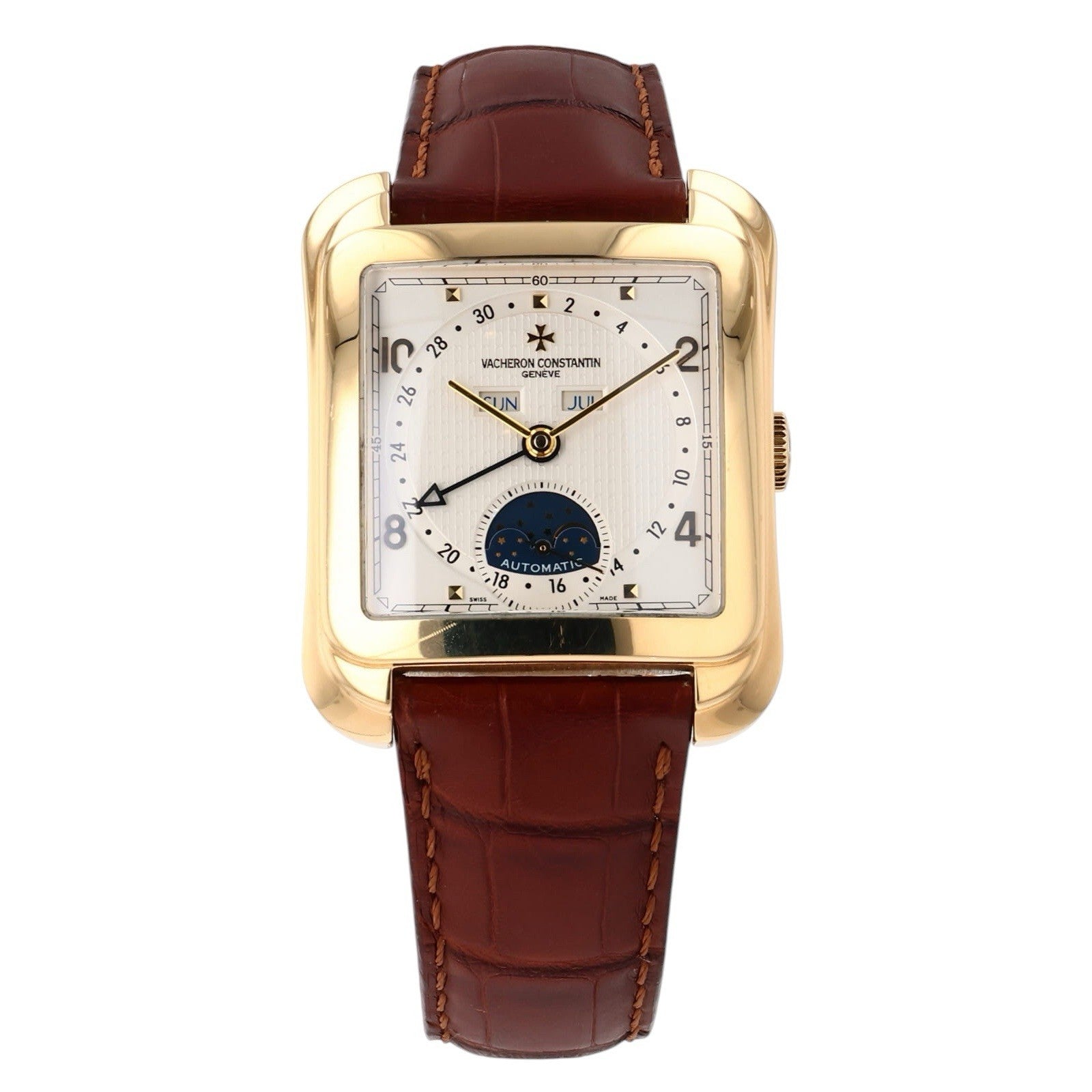 Vacheron Constantin Historiques 18k Yellow Gold 35x41mm Automatic Watch 47300