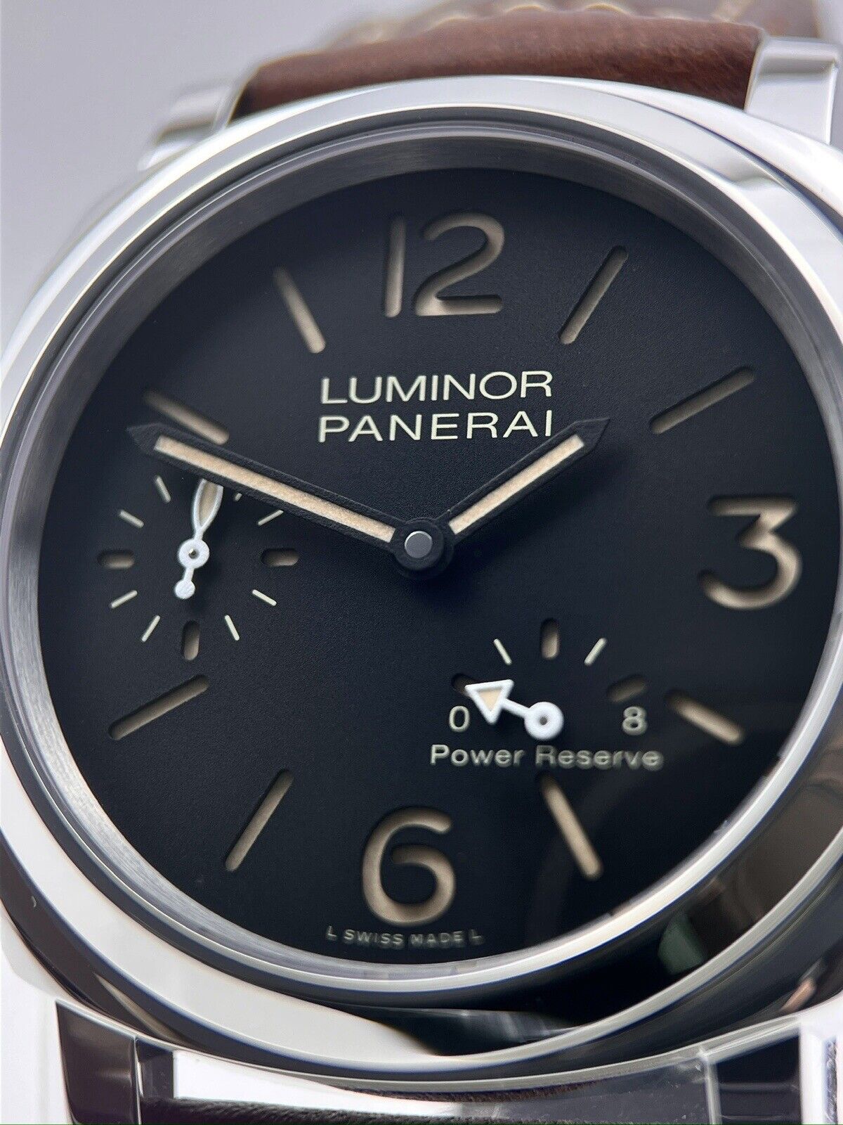 2021 Panerai Luminor 8 Days 44mm Steel Mens Watch Ref - PAM00795 Box And Papers