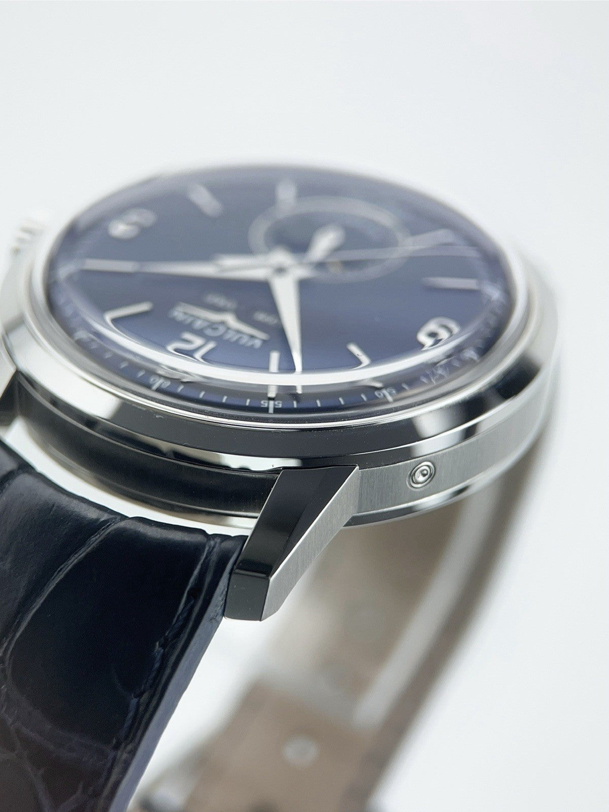 Vulcan Moonphase 50s Presidents Steel Blue Dial 42mm Automatic Mens Watch 580158