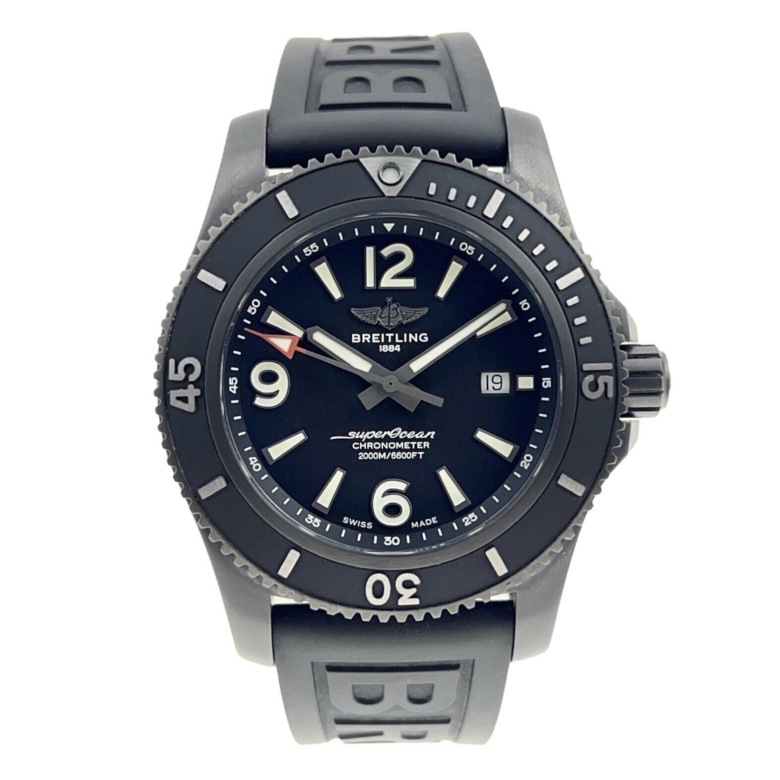 Breitling Superocean 46 Steel Black 46mm Automatic Men's Watch