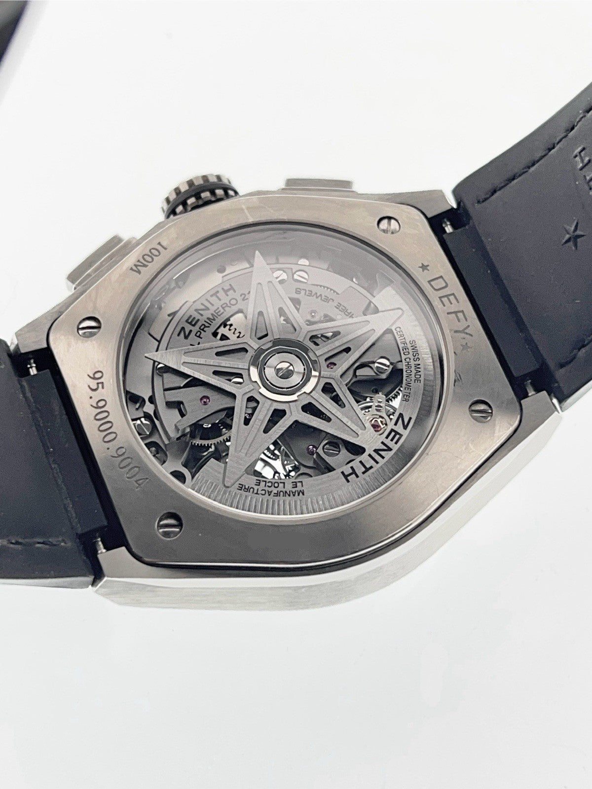 Zenith Defy El Primero Titanium Skeleton Dial 44mm Auto Mens Watch 95.9000.9004