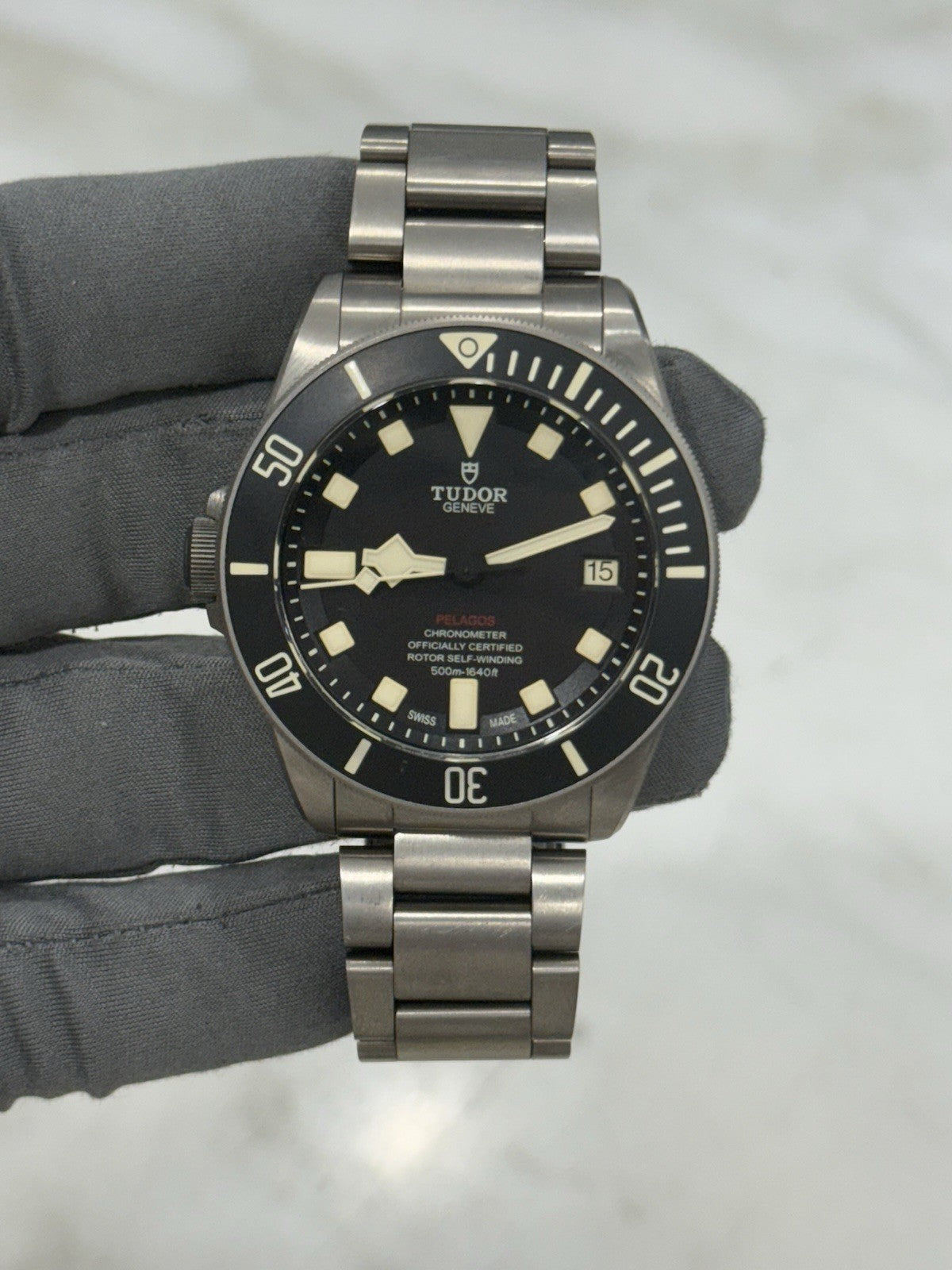 2017 Tudor Pelagos LHD Mens Black 25610TNL Titanium Automatic Men's Watch -  B/P