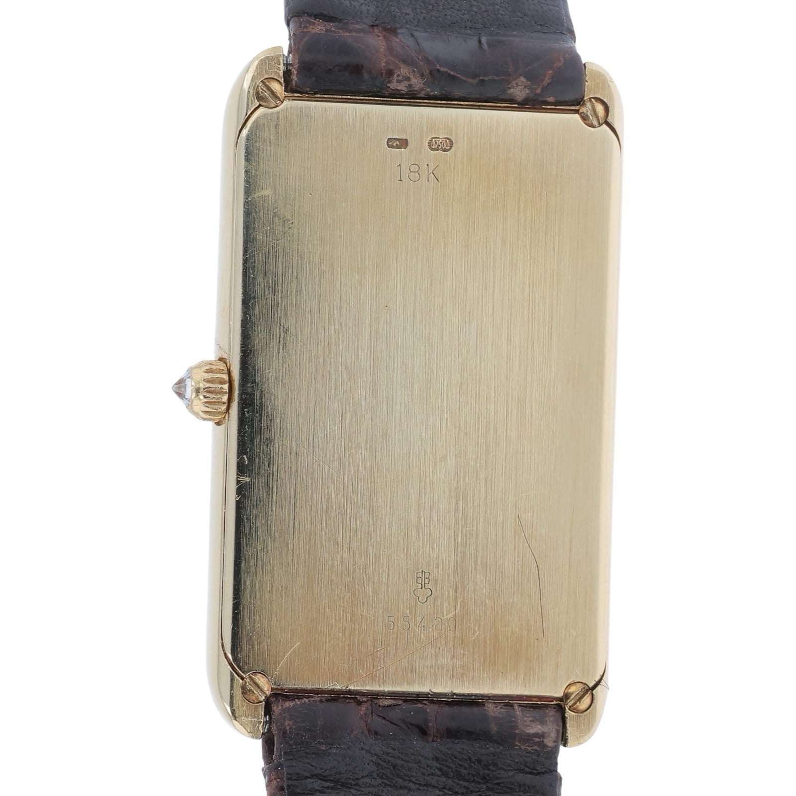 Corum Ingot 18k Yellow Gold 30x40mm Gold Dial Quartz Movement Mens Watch GR15